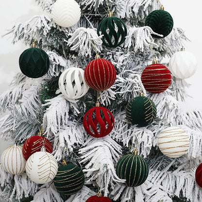 12PCS 6CM Christmas Ball Ornaments Tree Decorations for Holiday Wedding Party New Year Gifts Noel Navidad