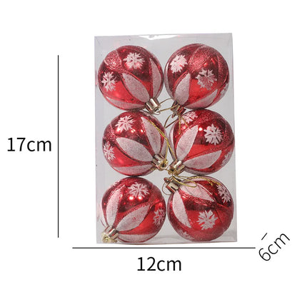 Red and White Christmas Ornaments Christmas Cane Series Christmas Ball Party Wedding Christmas Tree Ornaments 2023 New Year